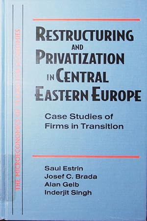 Bild des Verkufers fr Restructuring and privatization in central eastern Europe. case studies of firms in transition. zum Verkauf von Antiquariat Bookfarm