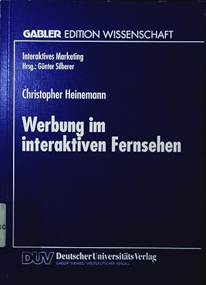 Seller image for Werbung im interaktiven Fernsehen. for sale by Antiquariat Bookfarm