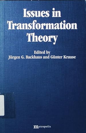 Bild des Verkufers fr Issues in transformation theory. zum Verkauf von Antiquariat Bookfarm