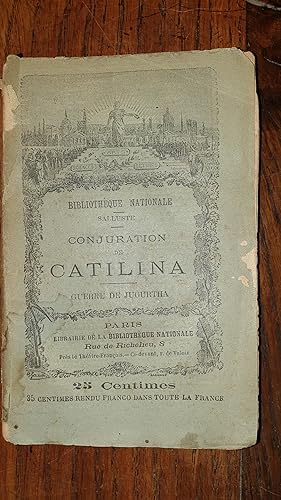 Image du vendeur pour CONJURATION DE CATILINA - GUERRE DE JUGURTHA. mis en vente par AHA BOOKS