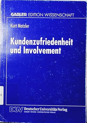 Immagine del venditore per Kundenzufriedenheit und Involvement. venduto da Antiquariat Bookfarm