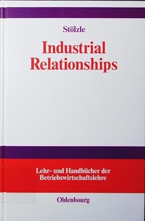 Immagine del venditore per Industrial relationships. venduto da Antiquariat Bookfarm