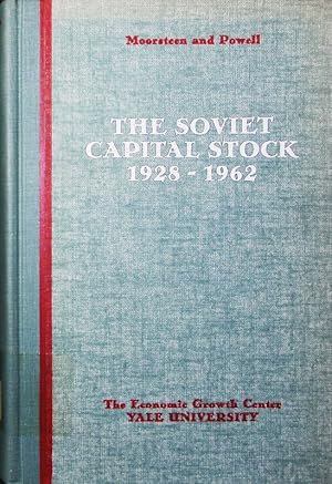 Image du vendeur pour The Soviet capital stock. 1928 - 1962. mis en vente par Antiquariat Bookfarm