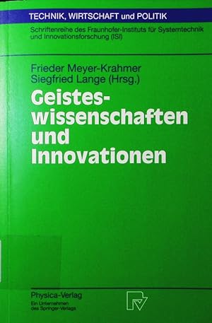 Seller image for Geisteswissenschaften und Innovationen. for sale by Antiquariat Bookfarm