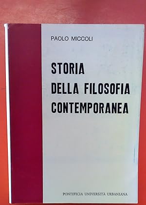 Seller image for Storia della Filosofia Contemporanea for sale by biblion2