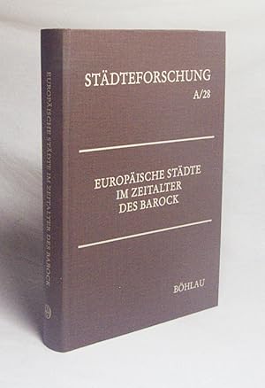 Bild des Verkufers fr Europische Stdte im Zeitalter des Barock : Gestalt - Kultur - Sozialgefge / hrsg. von Kersten Krger zum Verkauf von Versandantiquariat Buchegger