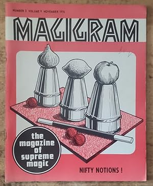 Bild des Verkufers fr Magigram: The Magazine of Supreme Magic, November 1976 zum Verkauf von Shore Books