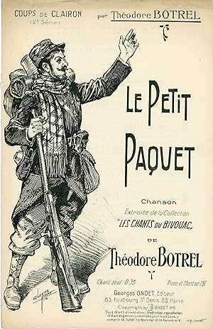 "LE PETIT PAQUET de Théodore BOTREL" Paroles de Théodore BOTREL sur l'air "LE PETIT PANIER" (Musi...