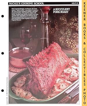 McCall's Cooking School Recipe Card: Meat 29 - Roast Pork Boulanger : Replacement McCall's Recipa...