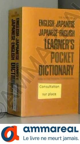 Seller image for Kenkyusha's Learner's Pocket Dictionary English-Japanese for sale by Ammareal
