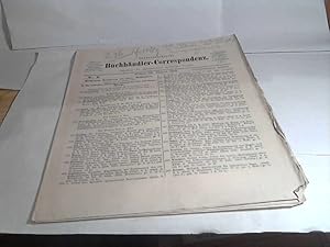 Oesterreichische Buchhändler-Correspondenz. [hier Einzelheft:] Nr. 4, 22. Jänner 1881, 22. Jahrgang.