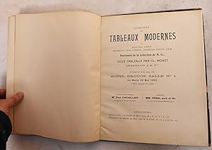Catalogue de Tableaux Modernes par Anastasi, Corot, Daubigny, Diaz, Gabriel, Jongking, Sisley, Zi...