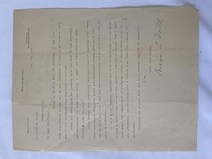 Typed Letter Signed by Susan Mills, Founder of Mills College