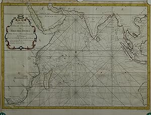 Carte de L Ocean Oriental ou Mer des Indes