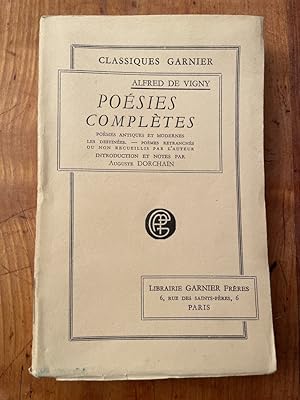 Imagen del vendedor de Posies compltes d'Alfred de Vigny a la venta por Librairie des Possibles