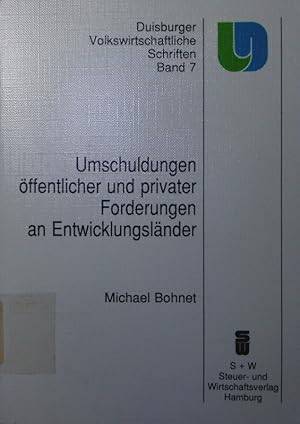Seller image for Umschuldungen ffentlicher und privater Forderungen an Entwicklungslnder. for sale by Antiquariat Bookfarm