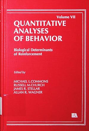 Seller image for Biological determinants of reinforcement. for sale by Antiquariat Bookfarm