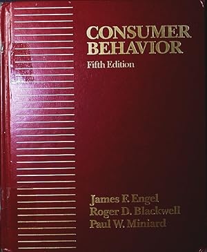 Immagine del venditore per Consumer behavior. venduto da Antiquariat Bookfarm