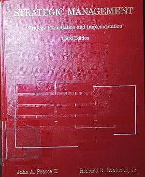Seller image for Strategic management. strategy formulation and implementation. for sale by Antiquariat Bookfarm