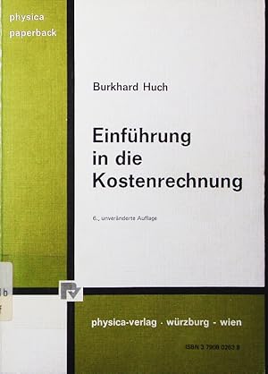 Seller image for Einfhrung in die Kostenrechnung. for sale by Antiquariat Bookfarm