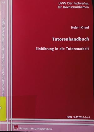 Seller image for Tutorenhandbuch. Einfhrung in die Tutorenarbeit. for sale by Antiquariat Bookfarm