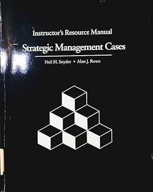 Seller image for Strategic management cases. - (Inst). Instructor's resource manual. for sale by Antiquariat Bookfarm