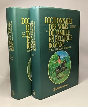 Dictionnaire des noms de famille en Belgique romane et dans les régions limitrophes