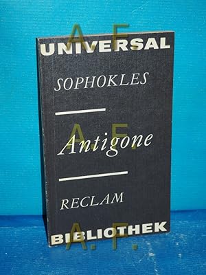 Bild des Verkufers fr Antigone : Tragdie. Sophokles. bers. von Wilhelm Kuchenmller / Universal-Bibliothek , Nr. 659 zum Verkauf von Antiquarische Fundgrube e.U.