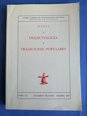 Revista de Dialectología y Tradiciones Populares. Tomo LII, cuaderno segundo, 1997