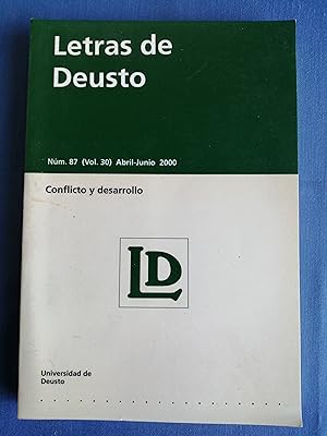 Letras de Deusto. Núm. 87 (vol. 30), abril-junio 2000 : Conflicto y desarrollo