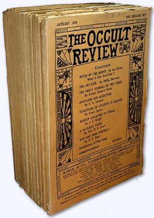 The Occult Review. 1926, Volume XLIII & XLIV [Jan.-June, July-Dec. cmpl.].