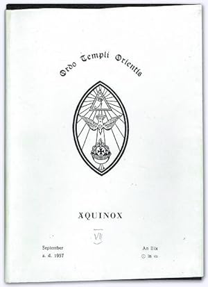 Äquinox [VII]. Ordo Templi Orientis [Deckeltitel]. Limitierte Aufl. von 1000 Expl., vorl. Nr. 36.