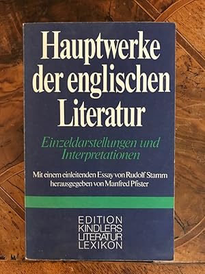 Immagine del venditore per Hauptwerke der englischen Literatur: Einzeldarstellungen und Interpretaionen venduto da Antiquariat Liber Antiqua