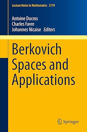 Immagine del venditore per Berkovich Spaces and Applications venduto da moluna