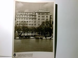 Hamburg - Mannheimer Lebensversicherungen. Alsterufer 1. Alte Ansichtskarte / Postkarte / Werbeka...