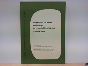 Bild des Verkufers fr Das Verhltnis von Denken und Erfahrung im wissenschaftlichen Erkennen - I. Historische Modelle zum Verkauf von ABC Versand e.K.