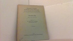 Immagine del venditore per Strafrecht. Besonderer Teil. Schaeffers Grundri des Rechts und der Wirtschaft. Abteilung II. 25. Band, 2.Teil. venduto da Antiquariat Uwe Berg