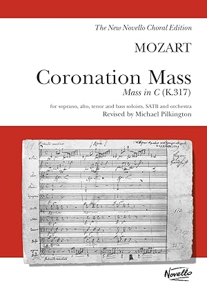 Imagen del vendedor de W.A. Mozart: Coronation Mass: Mass in C K.317 (Vocal Score) a la venta por moluna