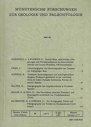 Imagen del vendedor de Mnstersche Forschungen zur Geologie und Palontologie. Heft 43. a la venta por Paderbuch e.Kfm. Inh. Ralf R. Eichmann