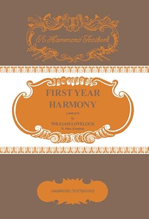 Image du vendeur pour First year harmony A Hammond textbook mis en vente par moluna