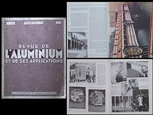 REVUE DE L'ALUMINIUM n°94 1937 EXPOSITION 1937, MARTEL, CARLU, ROYERE, TIERCINET