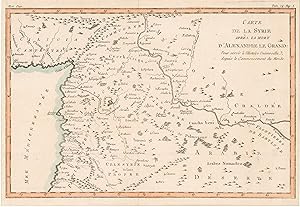 Carte de la Syrie Après la Mort D Alexandre le Grand: