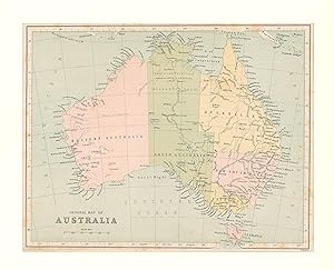General Map of Australia.