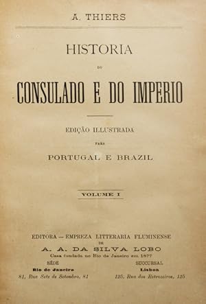 Bild des Verkufers fr HISTORIA DO CONSULADO E DO IMPERIO. [11 VOL.] zum Verkauf von Livraria Castro e Silva