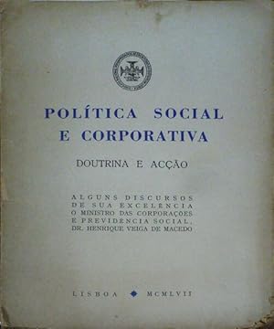 POLÍTICA SOCIAL E CORPORATIVA.