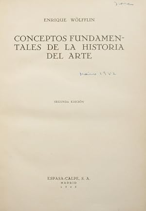 CONCEPTOS FUNDAMENTALES DE LA HISTORIA DEL ARTE.