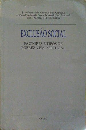 Image du vendeur pour EXCLUSO SOCIAL. mis en vente par Livraria Castro e Silva