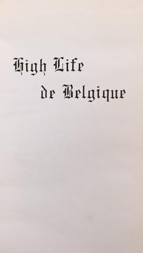 HIGH LIFE DE BELGIQUE, 100? ANNÉE 1980.