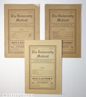 Three 1920s Issues of The University Medical, Official Organ of the Students and Alumni Associati...