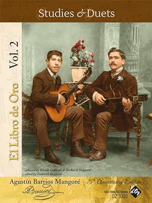 Bild des Verkufers fr El libro de oro vol.2 - Studies and Duets pour 1-2 guitares partition zum Verkauf von moluna
